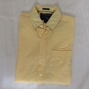 Mens Woolrich PinPoint Oxford Size S Long Sleeve